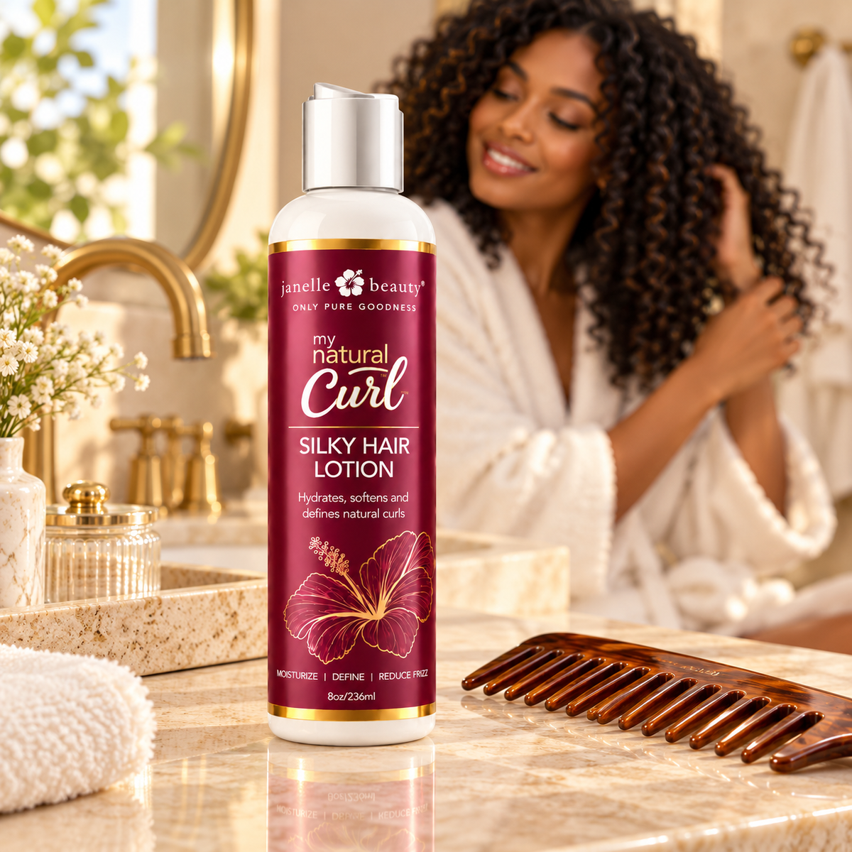 Janelle Beauty®Brilliant Shine Hair Bundle - The Curl Routine