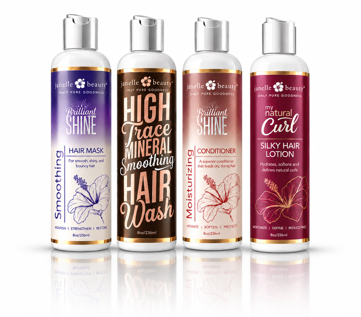 Janelle Beauty®Brilliant Shine Hair Bundle - The Curl Routine