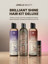 Janelle Beauty®Brilliant Shine Hair Bundle DELUXE -  Complete Hair Care Set | Janelle Beauty