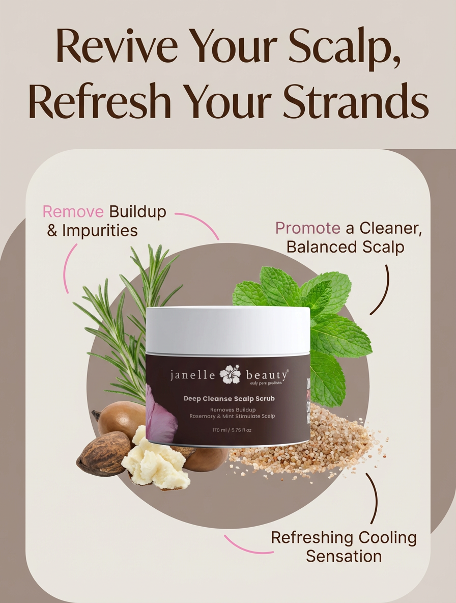 Janelle Beauty® Deep Cleanse Scalp Scrub