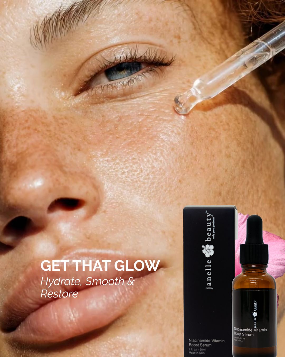 Janelle Beauty® Niacinamide Vitamin Boost Serum for Glowing Skin