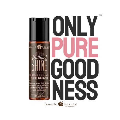 Janelle Beauty® Virgin Coconut Hair Serum - Heat Protection & Frizz Control | Janelle Beauty
