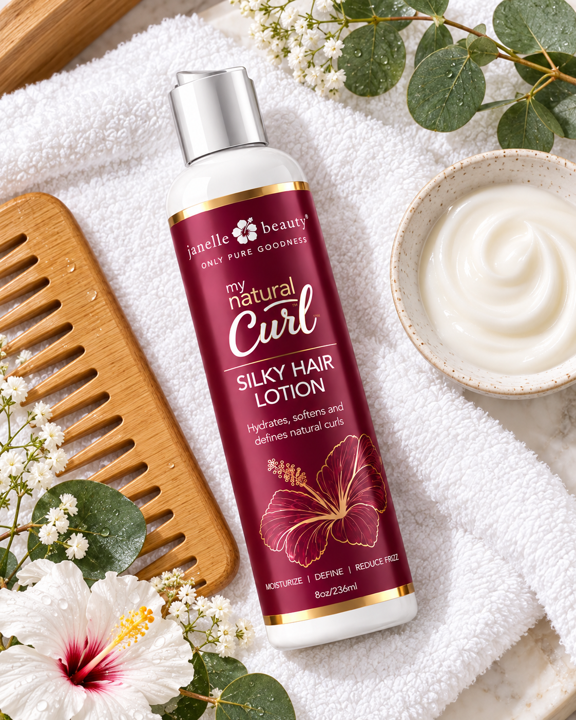 Janelle Beauty® My Natural Curl™ Silky Hair Lotion