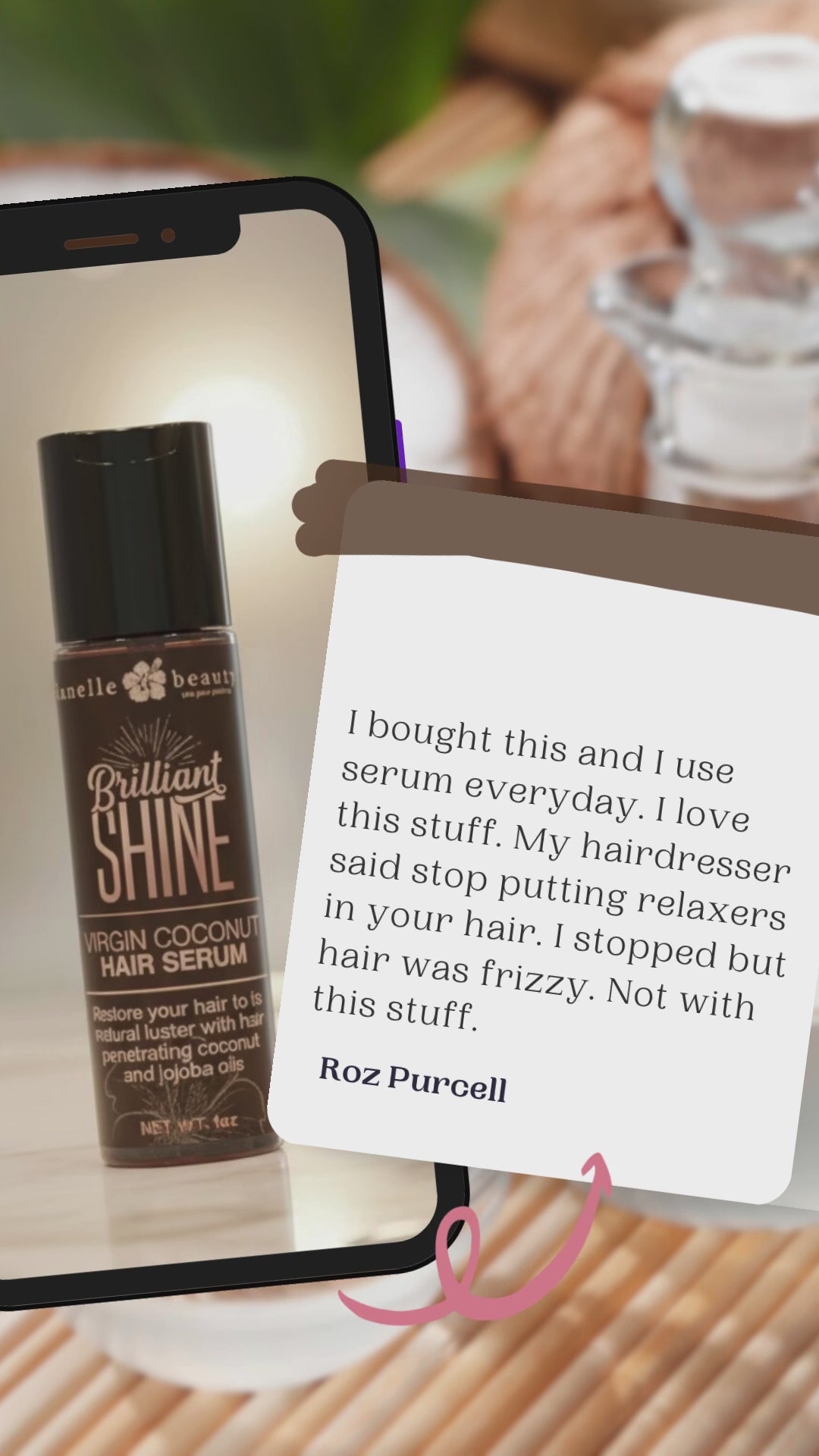 Janelle Beauty® Virgin Coconut Hair Serum